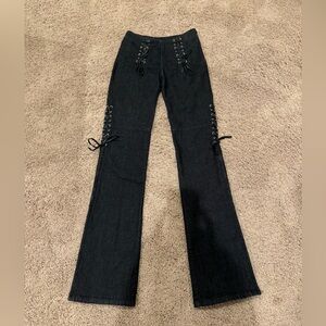 Preowned Authentic vintage Versace jeans black size 24/38